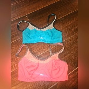 VICTORIA SECRET VSX SPORT BRAS SET SZ 34C